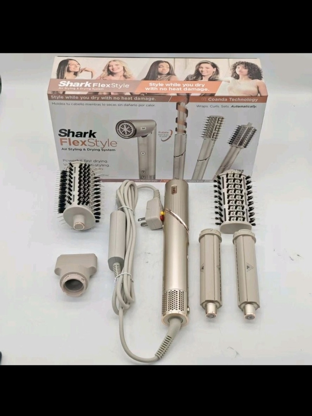 Shark FlexStyle Women's 4-in-1 Hot Air Styler - Champagne